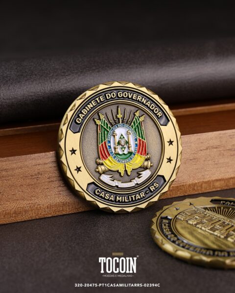 Moeda militar personalizada – challenge coin – 320-20475-PT1CASAMILITARRS-02394C