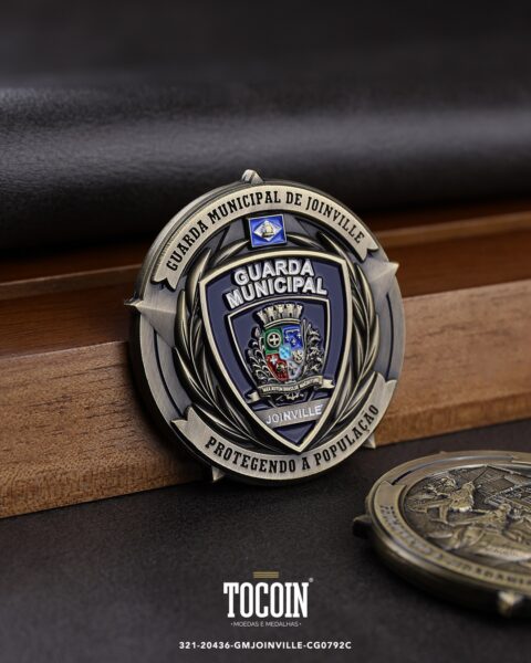 Moeda militar personalizada – challenge coin – 321-20436-GMJOINVILLE-CG0792C
