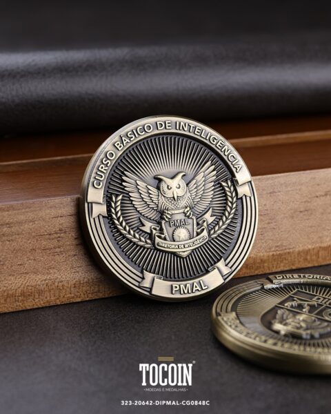 Moeda militar personalizada – challenge coin – 323-20642-DIPMAL-CG0848C