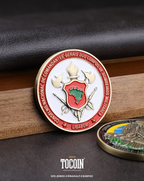 Moeda militar personalizada – challenge coin – 325-20803-CONASALT-CG0895C