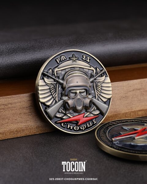 Moeda militar personalizada – challenge coin – 325-20837-CHOQUEPMES-CG0856C