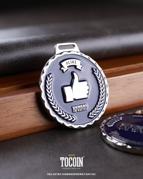 Moeda corporativa personalizada (challenge coin) – presente para funcionários e empresas – 326-20782-SIEMENSENERGY-02410C