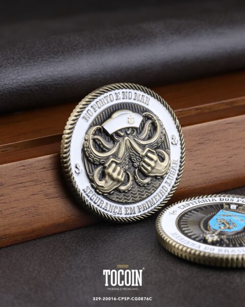 Moeda militar personalizada – challenge coin – 329-20016-CPSP-CG0876C