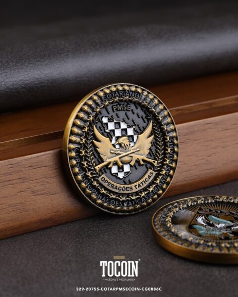 Moeda militar personalizada – challenge coin – 329-20755-COTARPMSECOIN-CG0886C