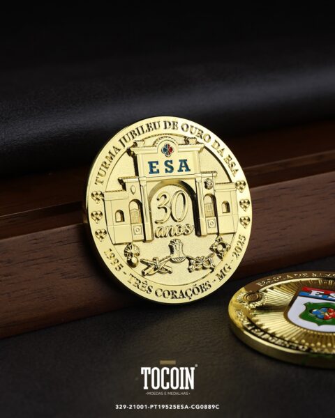 Moeda militar personalizada – challenge coin – 329-21001-PT19525ESA-CG0889C