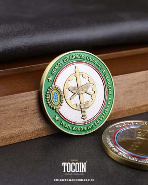 Moeda militar personalizada – challenge coin – 330-20222-QAOEBBD-02413C