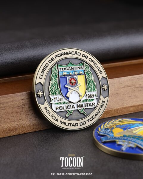 Moeda militar personalizada – challenge coin – 331-20898-CFOPMTO-CG0936C