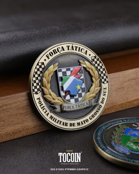 Moeda militar personalizada – challenge coin – 333-21055-FTPMMS-CG0951C