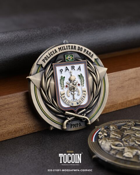 Moeda militar personalizada – challenge coin – 333-21091-MOEDAPMPA-CG0945C