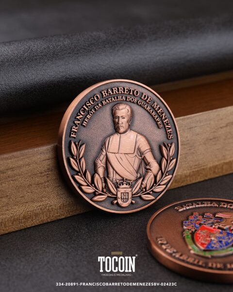 Moeda militar personalizada – challenge coin – 334-20891-FRANCISCOBARRETODEMENEZESBV-02423C