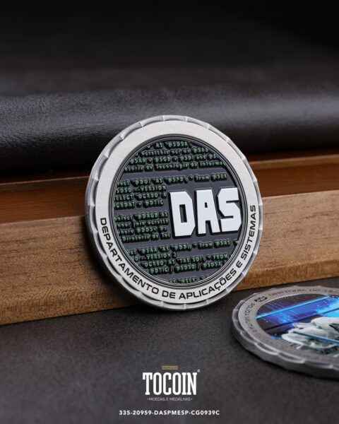 Moeda militar personalizada – challenge coin – 335-20959-DASPMESP-CG0939C