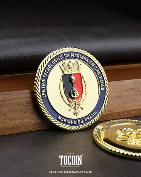 Moeda militar personalizada – challenge coin – 335-21145-2025CTMSP-CG0947C