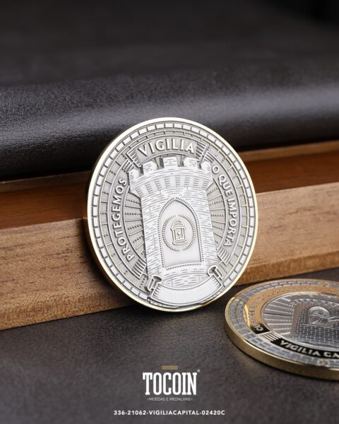 Moeda corporativa personalizada (challenge coin) – presente para funcionários e empresas – 336-21062-VIGILIACAPITAL-02420C