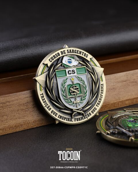 Moeda militar personalizada – challenge coin – 337-20866-CSPMPR-CG0971C