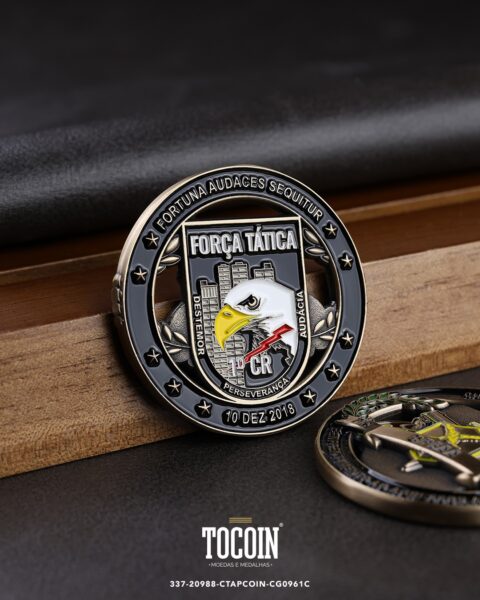 Moeda militar personalizada – challenge coin – 337-20988-CTAPCOIN-CG0961C