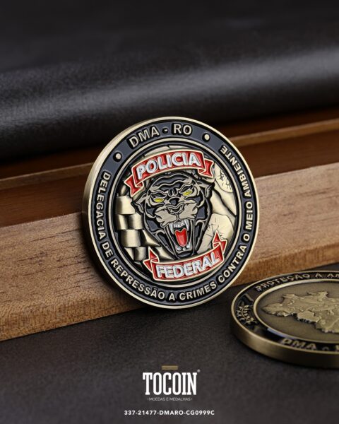 Moeda militar personalizada – challenge coin – 337-21477-DMARO-CG0999C