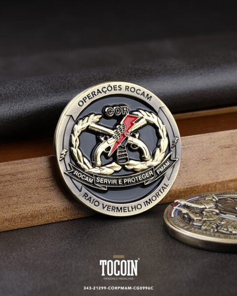 Moeda militar personalizada – challenge coin – 343-21299-CORPMAM-CG0996C