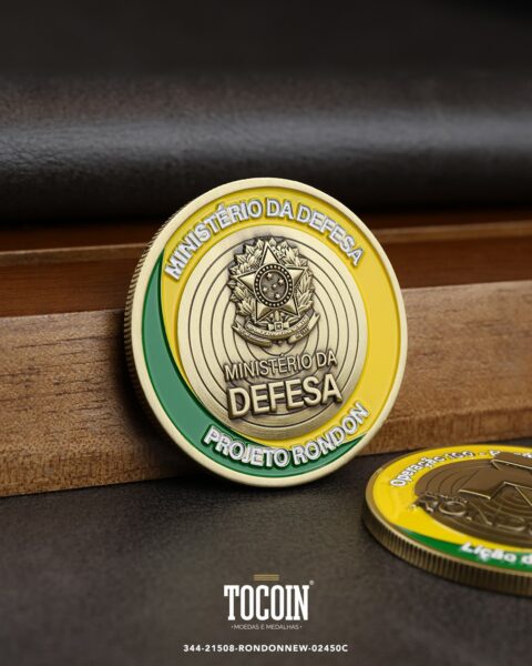 Moeda militar personalizada – challenge coin – 344-21508-RONDONNEW-02450C-344