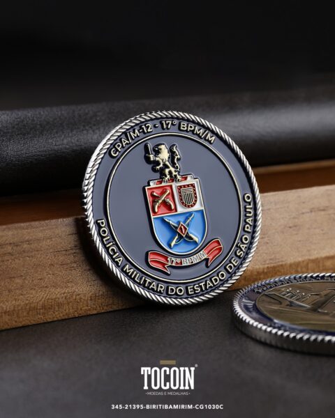 Moeda militar personalizada – challenge coin – 345-21395-BIRITIBAMIRIM-CG1030C