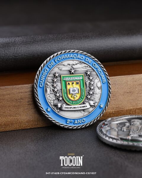 Moeda militar personalizada – challenge coin – 347-21628-CFOAMCOIN2ANO-CG1037