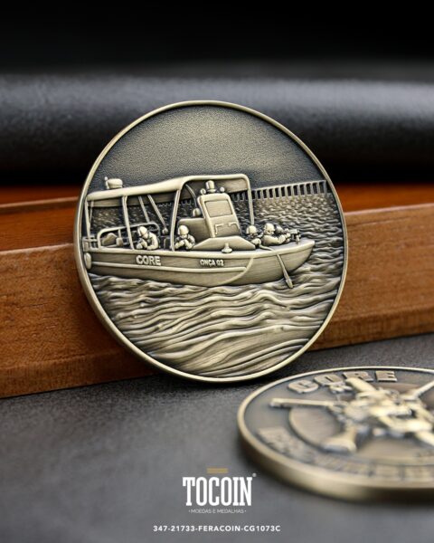Moeda militar personalizada – challenge coin – 347-21733-FERACOIN-CG1073C