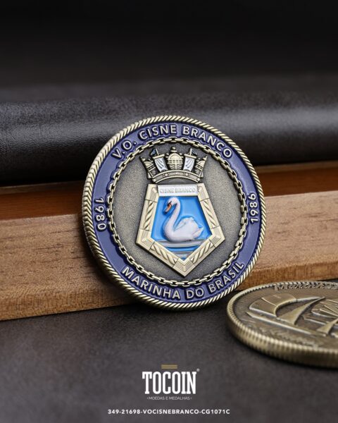 Moeda militar personalizada – challenge coin – 349-21698-VOCISNEBRANCO-CG1071C