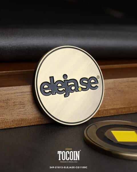 Moeda corporativa personalizada (challenge coin) – presente para funcionários e empresas – 349-21813-ELEJASE-CG1100C