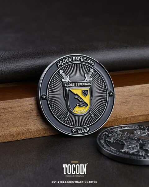 Moeda militar personalizada – challenge coin – 351-21824-COIN9BAEP-CG1097C