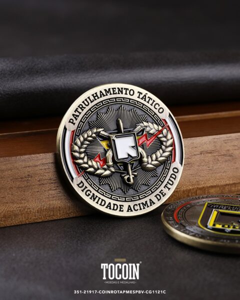 Moeda militar personalizada – challenge coin – 351-21917-COINROTAPMESPBV-CG1121C
