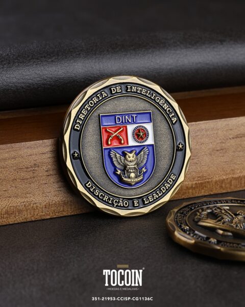 Moeda militar personalizada – challenge coin – 351-21953-CCISP-CG1136C