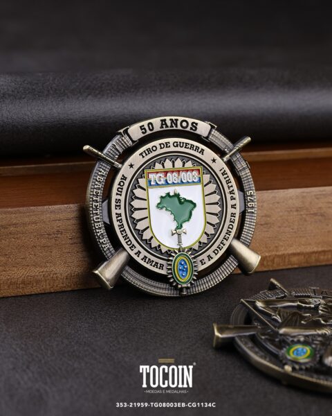 Moeda militar personalizada – challenge coin – 353-21959-TG08003EB-CG1134C