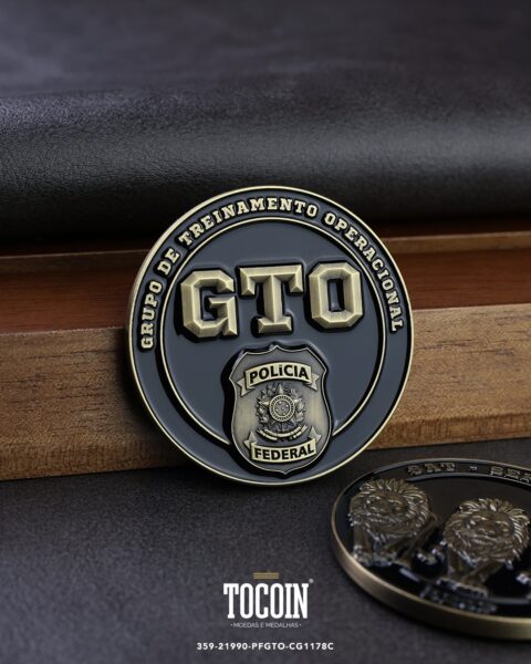 Moeda militar personalizada – challenge coin – 359-21990-PFGTO-CG1178C