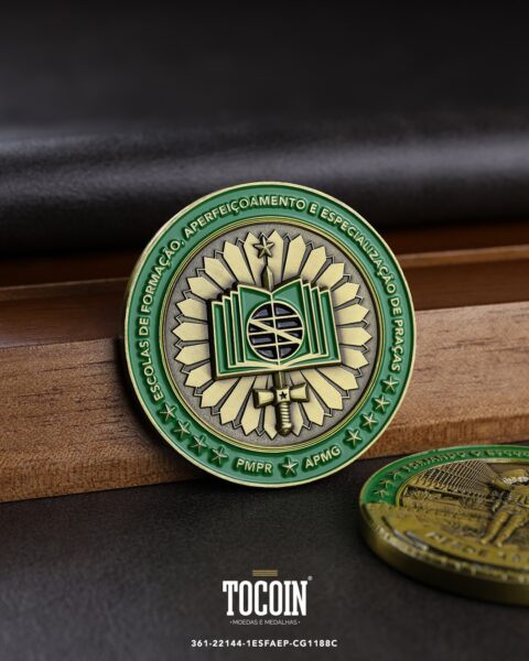 Moeda militar personalizada – challenge coin – 361-22144-1ESFAEP-CG1188C