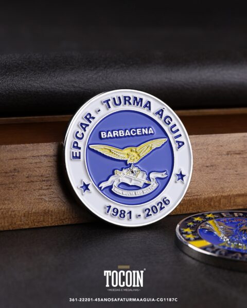 Moeda militar personalizada – challenge coin – 361-22201-45ANOSAFATURMAAGUIA-CG1187C
