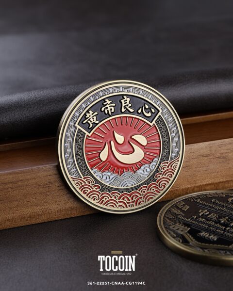 Moeda corporativa personalizada (challenge coin) – presente para funcionários e empresas – 361-22251-CNAA-CG1194C