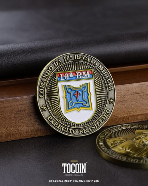 Moeda militar personalizada – challenge coin – 361-22262-202310RNZINC-CG1193C