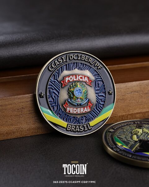 Moeda militar personalizada – challenge coin – 363-22275-CCASIPF-CG01199C
