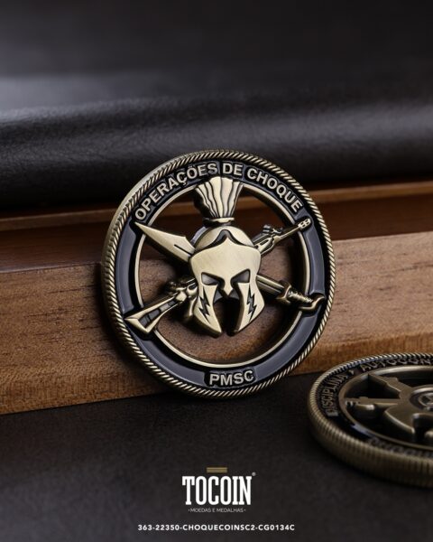 Moeda militar personalizada – challenge coin – 363-22350-CHOQUECOINSC2-CG0134C