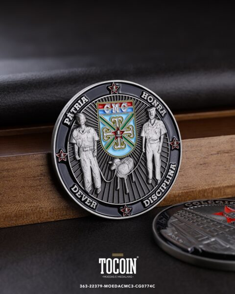 Moeda militar personalizada – challenge coin – 363-22379-MOEDACMC3-CG0774C