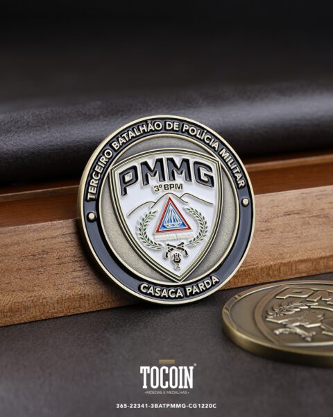 Moeda militar personalizada – challenge coin – 365-22341-3BATPMMG-CG1220C
