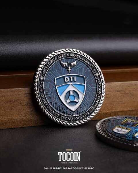 Moeda militar personalizada – challenge coin – 366-22587-DTIFABSACODEPVC-02489C