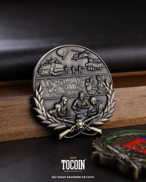 Moeda militar personalizada – challenge coin – 367-22349-ESAONEW-CG1237C