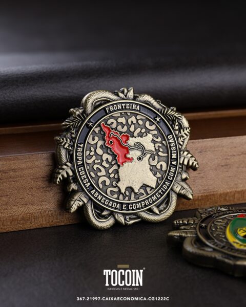Moeda militar personalizada – challenge coin – 367-22365-4PEFIRREGULAR-CG1229C