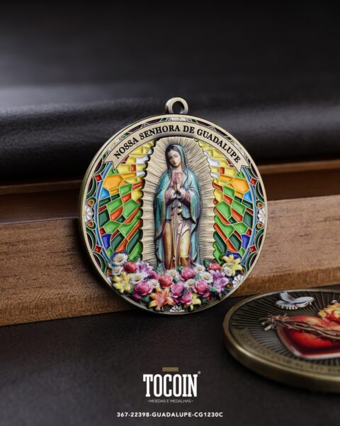 Moeda corporativa personalizada (challenge coin) – presente para funcionários e empresas – 367-22398-GUADALUPE-CG1230C