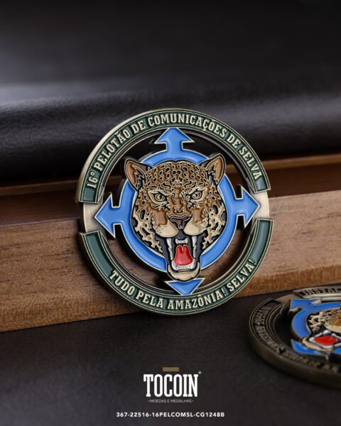 Moeda militar personalizada – challenge coin – 367-22516-16PELCOMSL-CG1248B