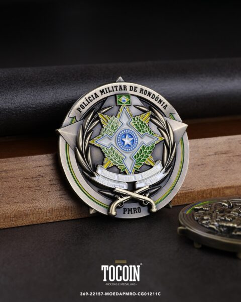 Moeda militar personalizada – challenge coin – 369-22157-MOEDAPMRO-CG01211C