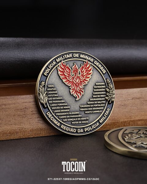 Moeda militar personalizada – challenge coin – 371-22537-10REGIAOPMMG-CG1263C