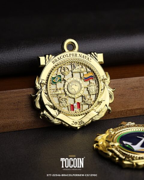 Moeda militar personalizada – challenge coin – 377-22546-BRACOLPERNEW-CG1290C
