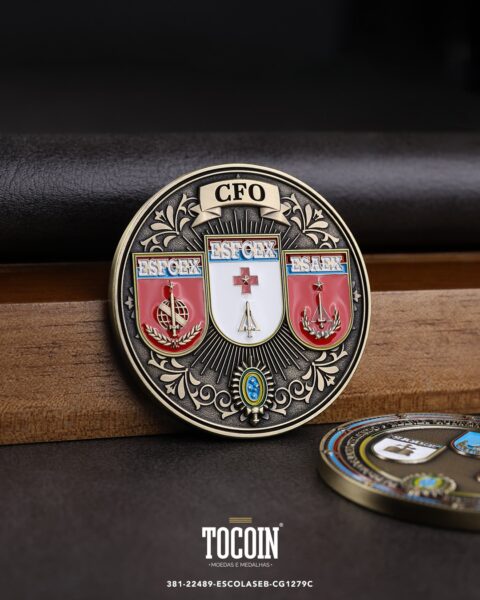 Moeda militar personalizada – challenge coin – 381-22489-ESCOLASEB-CG1279C