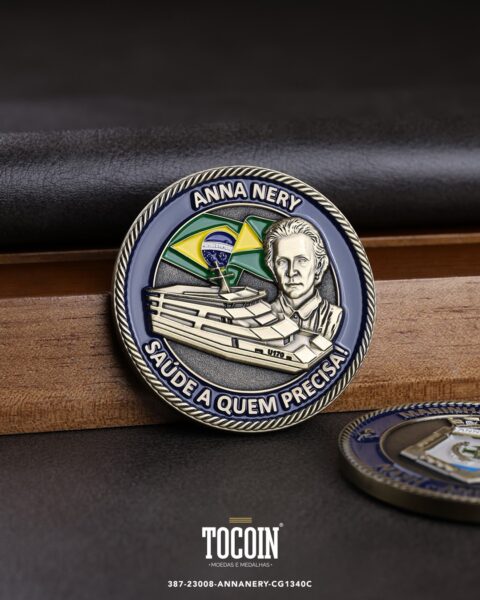 Moeda militar personalizada – challenge coin – 387-23008-ANNANERY-CG1340C